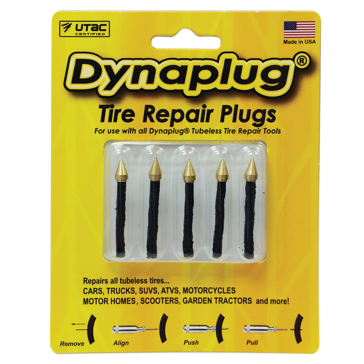 Dynaplug Megapill - Tubeless Reifen Reparatur Werkzeug - rot