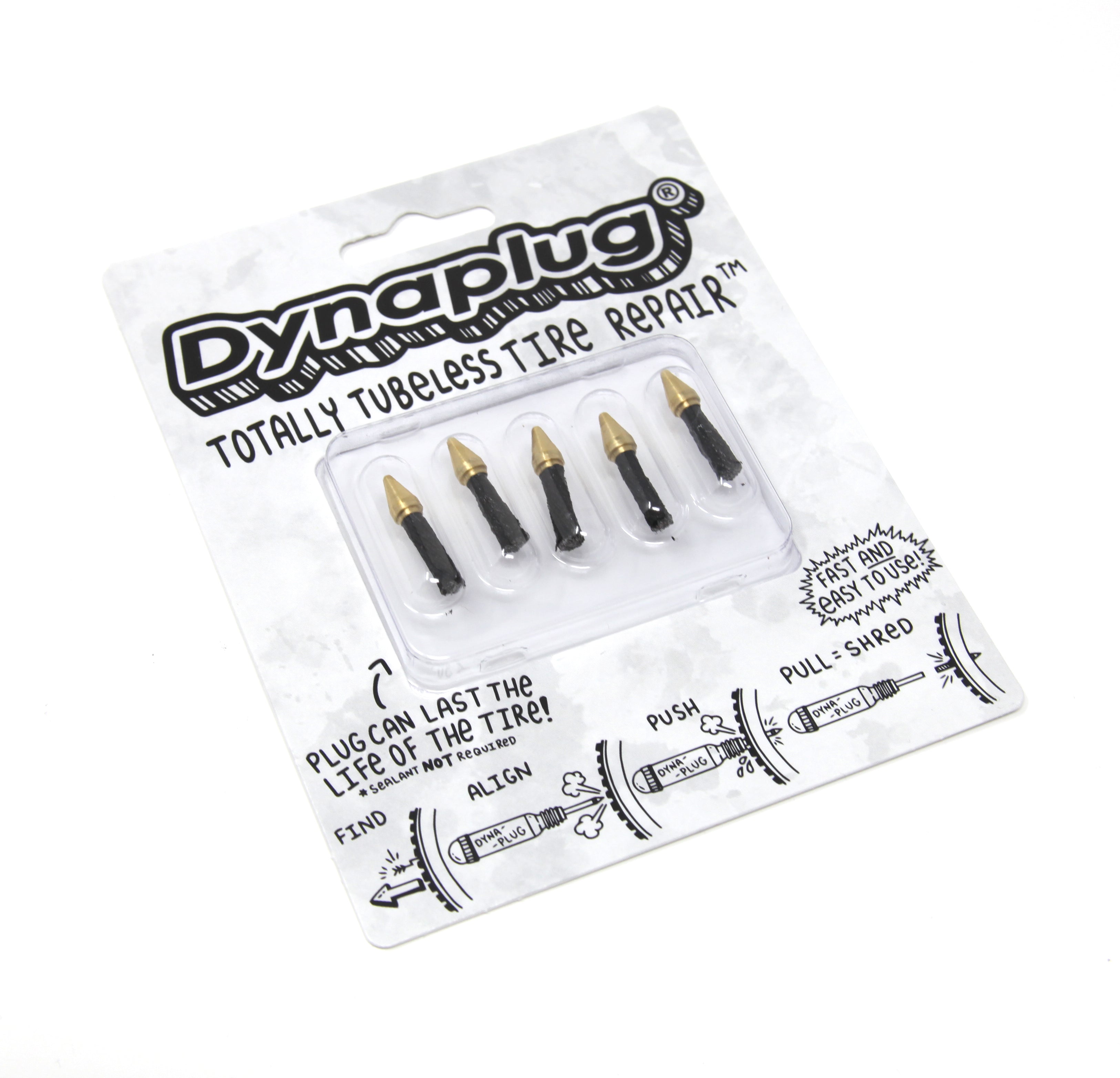 Dynaplug Puncture Repair for Tubeless Tires: 10-Repair Plugs (1) 5 Pack  Plus (1) 5 Pack, Made in USA