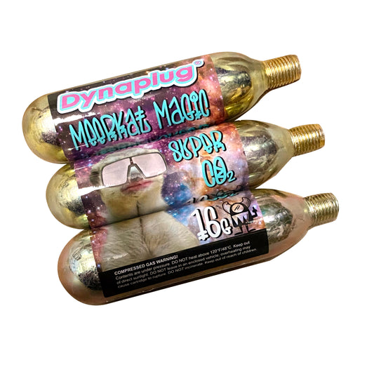 Dynaplug® Meerkat Magic 16 Gram Threaded CO2 Cartridges