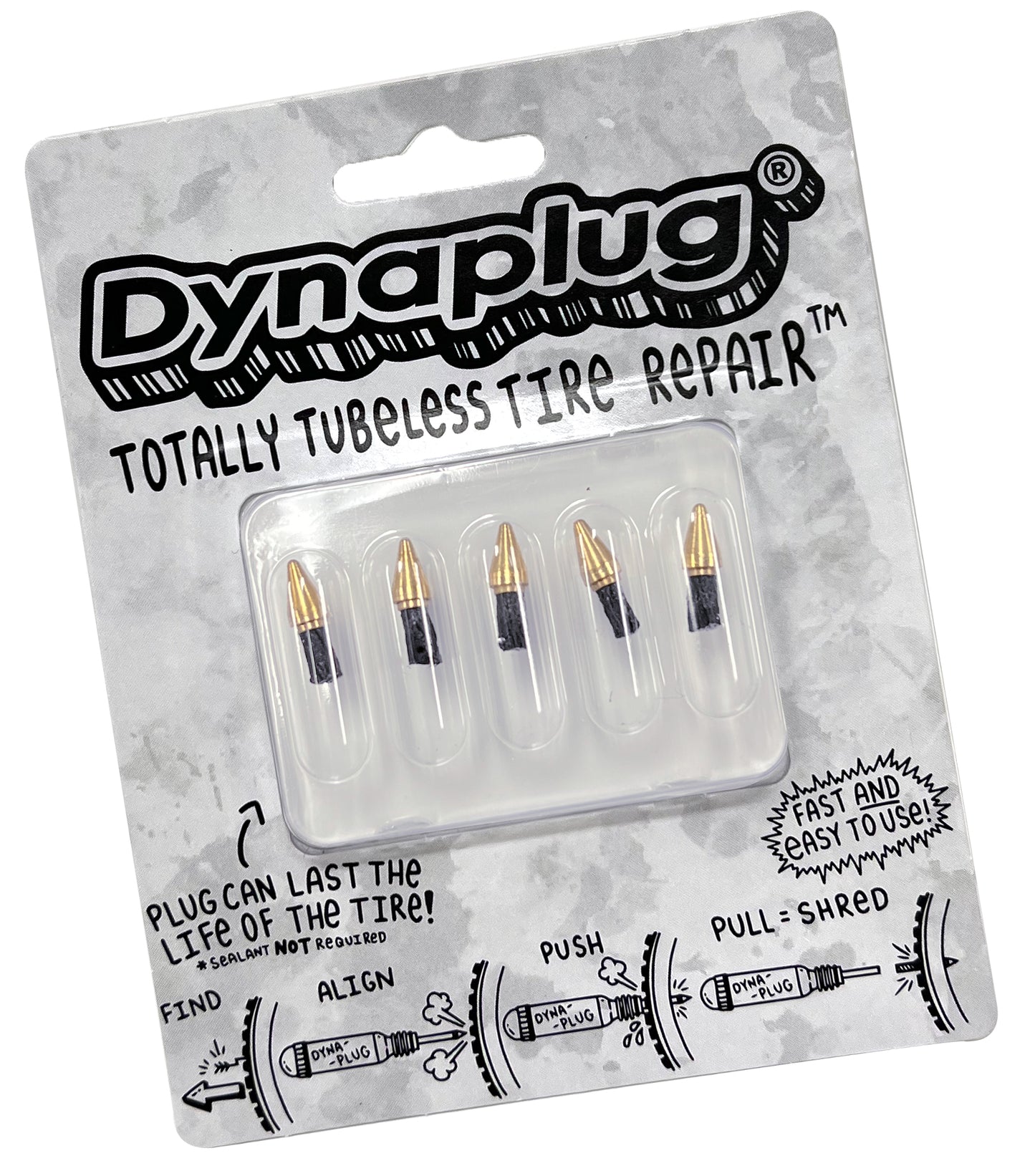 Dynaplug Air Tubeless Bicycle Tire Repair Kit- assrt. colors - 701 Cycle  and Sport